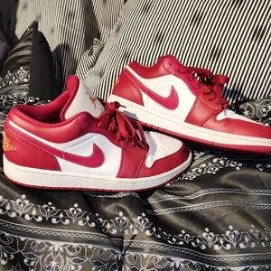 2021 Air Jordan 1 Red Sneakers